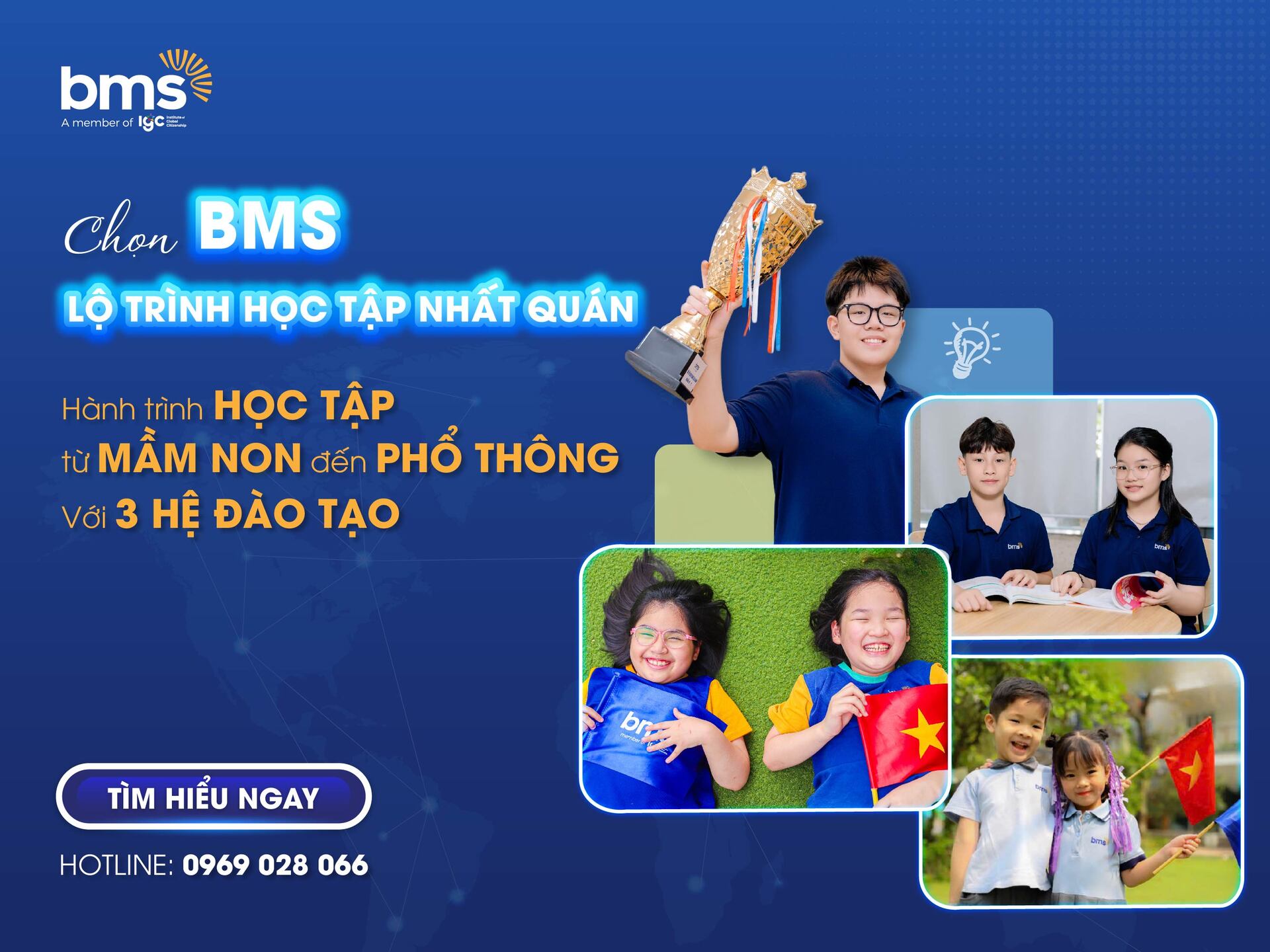 Chọn BMS - Chọn lộ trình học tập nhất quán cho con từ Mầm non đến Phổ thông